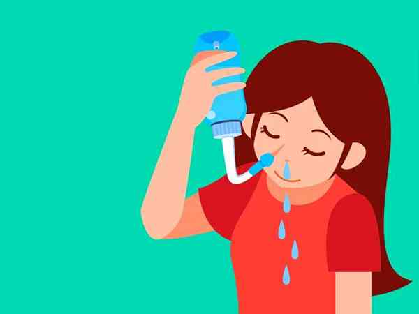 孕19周有鼻涕、嗓子不舒服用生理盐水洗鼻子可以吗？