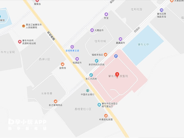 肇东市人民医院地图详情