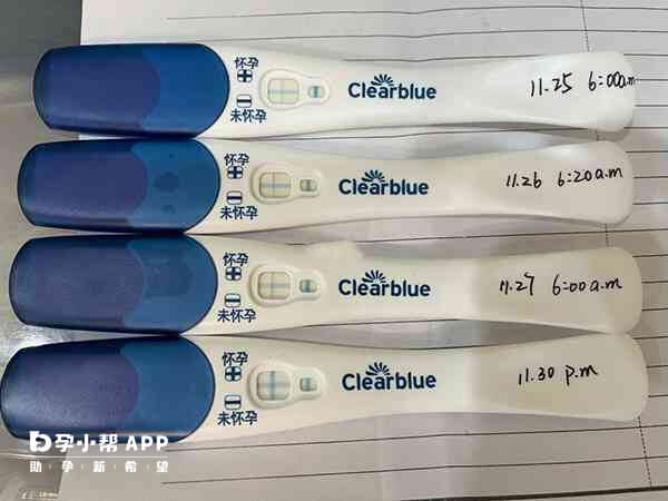 clearblue验孕棒最好在预计月经来潮的第一天或之后的7到10天使用