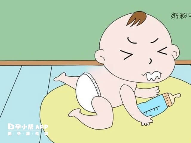 宝宝吐奶由于生理性原因不能完全预防