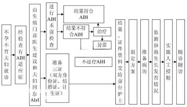 人工授精助孕流程图