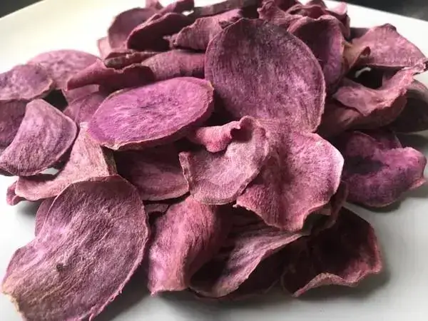 紫薯中含有的纤维素能促进肠胃蠕动