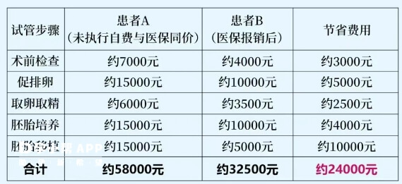 北京试管婴儿报销标准